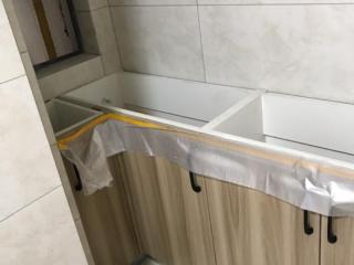 橱柜，台面安装施作
