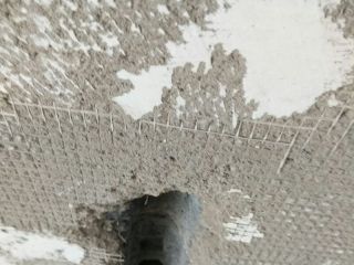 水、电管开槽施工