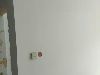 现场背景墙及隔墙施作