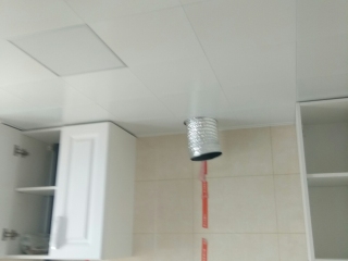 集成吊顶及橱柜柜体安装