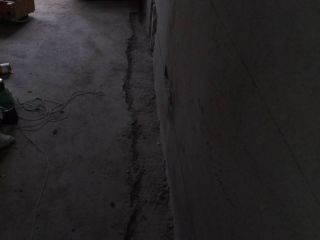 水、电管开槽施作