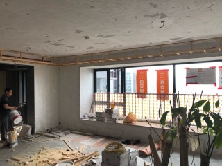 石膏板吊顶施作