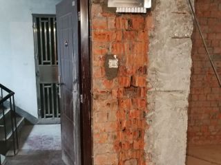 水、电管开槽施作