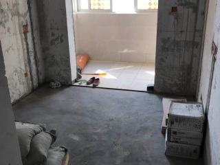 地砖铺贴及地面找平施作