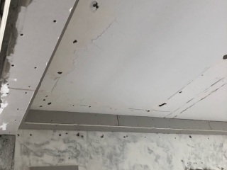 石膏板吊顶施作