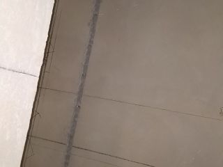 水、电管开槽施作
