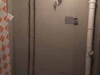 水、电管开槽施工