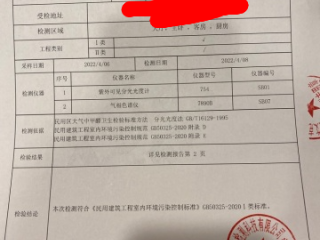CMA检测报告
