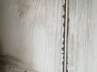 水、电管开槽施作