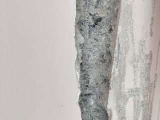 水、电管开槽施作