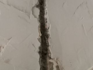 水、电管开槽施作