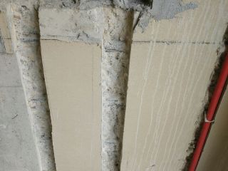 水、电管开槽施工