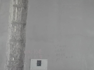 水、电管开槽施工