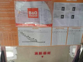 水、电管开槽施作