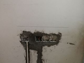 水电线管开槽施工
