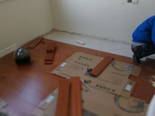 实木复合地板铺设