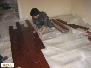 木地板铺设