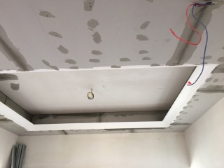 石膏板吊顶施作