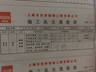 墙、顶面腻子批嵌