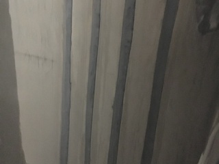 水、电管开槽施工