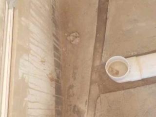 水、电管开槽施作