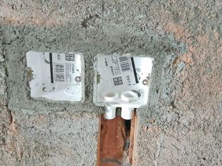 水电线管开槽施工