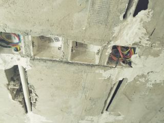 强、弱电路穿线施作