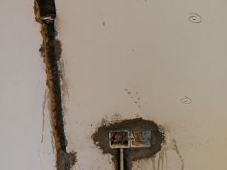 水电线管开槽施工