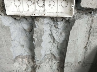 水电线管开槽施工