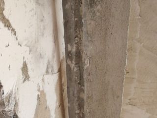 水、电管开槽施作