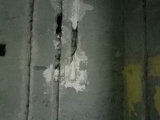 水、电管开槽施作