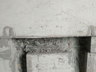 水、电管开槽施作