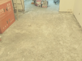 地砖铺贴及地面找平施作