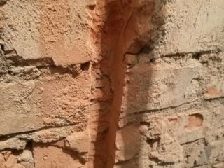 水、电管开槽施作