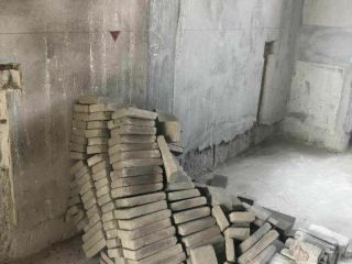 水、电管开槽施作
