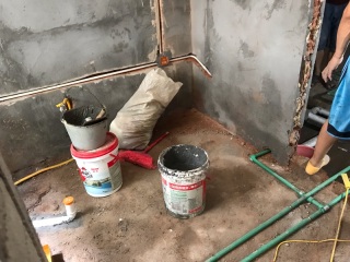 水电线管开槽施工