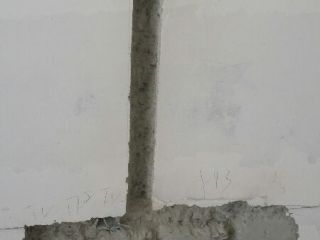 水、电管开槽施作