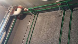 水电线管开槽施工