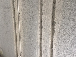 水、电管开槽施作